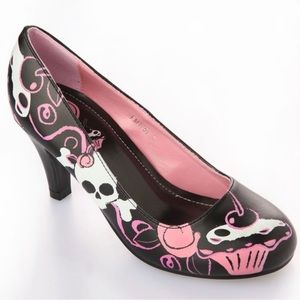 TUK Cupcake Skull Heels